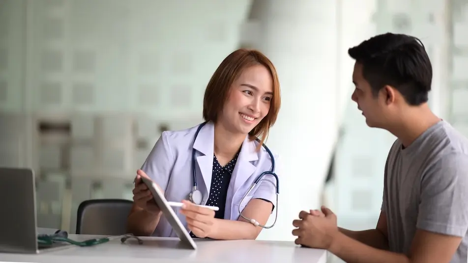 Doctor and patient
