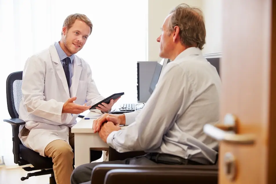 Doctor and male patient results