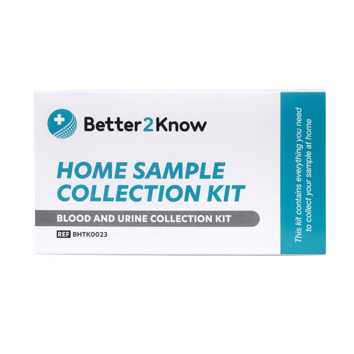 blood and urine kit box for home sample collection
