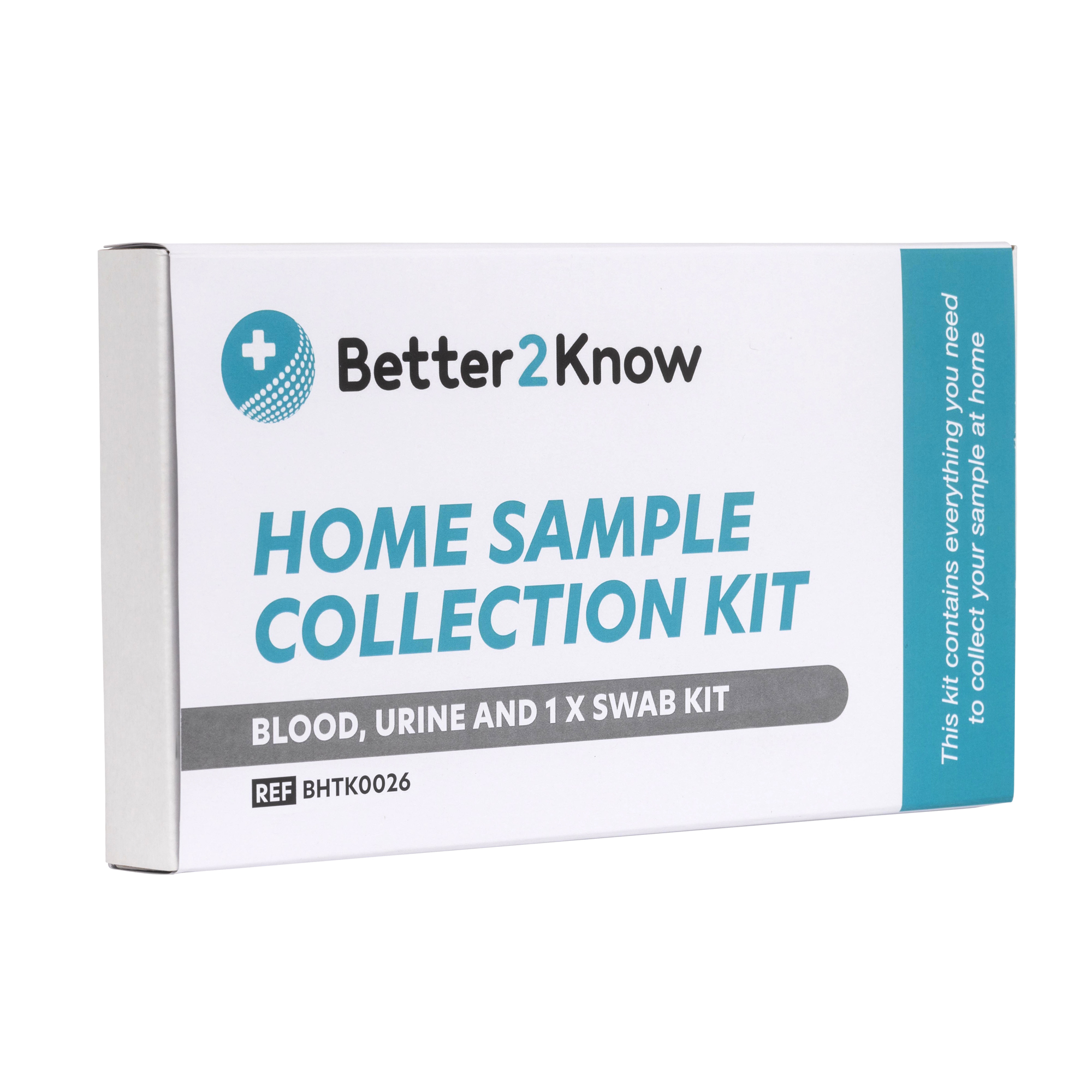 Blood, urine and swab kit box